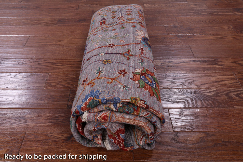 Hand Knotted Persian Tabriz Wool Rug 6' 0" X 9' 0" Q10569