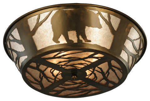 22W Bear on the Loose Flushmount