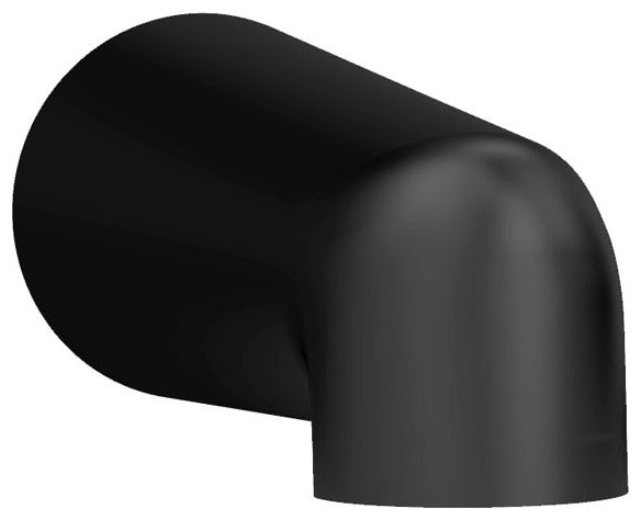 7" Matte Black Tub Spout