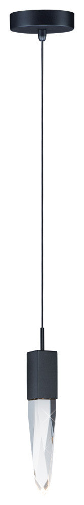 ET2 E31242-20 Quartz 5"W LED Mini Pendant - Black