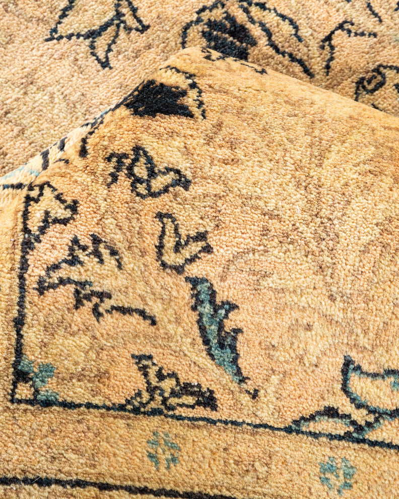 Mogul, One-of-a-Kind Hand-Knotted Area Rug Beige, 9' 1" x 11' 10"