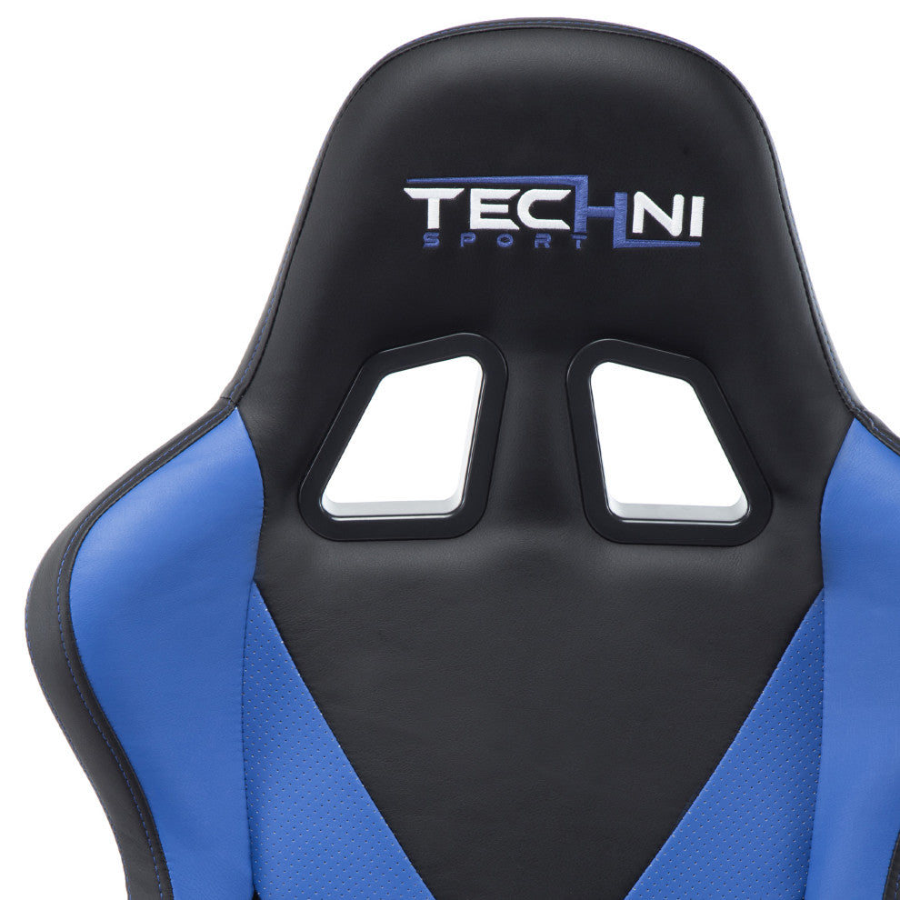 Techni Sport Office-PC Gaming Chair, Blue