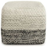 Macie Square Woven Outdoor/ Indoor Pouf