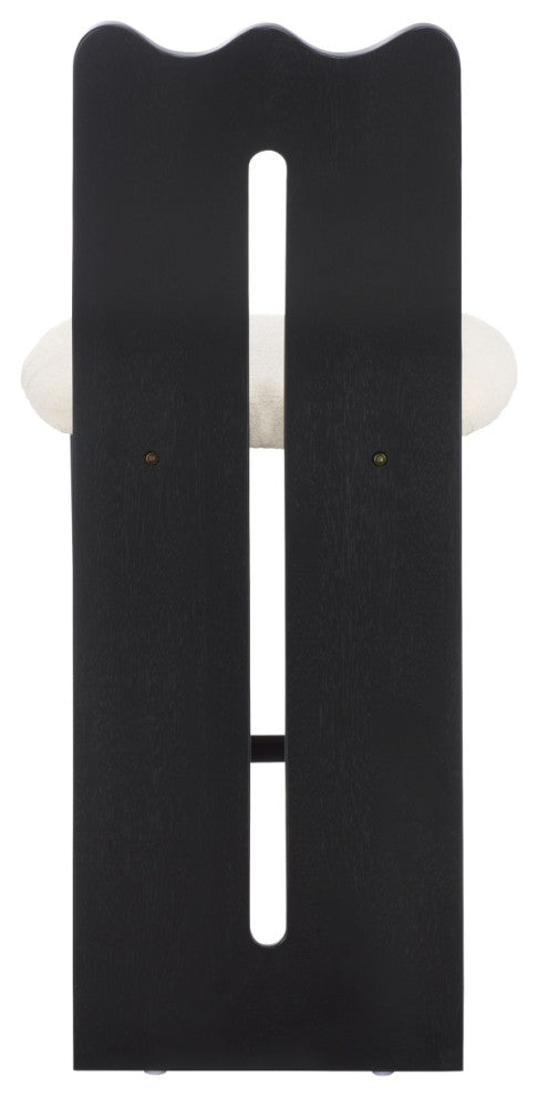 Safavieh Kieran Counter Stool, Creme/Black