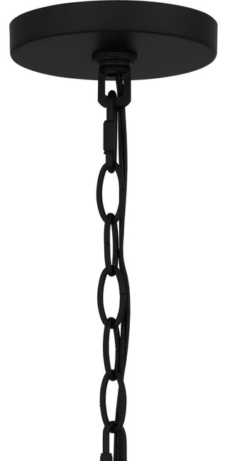 Quoizel BUK1907 Buckley 8"W Mini Pendant - Matte Black