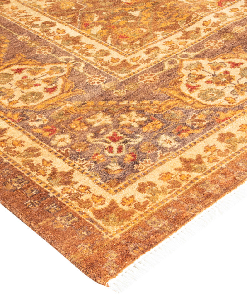 Sevim One-of-a-Kind Hand-Knotted Area Rug Yellow, 8'4"x10'5"