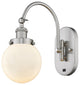 Innovations 918-1W-SN-G201-6-LED Beacon 1 Light Sconce, Brushed Satin Nickel