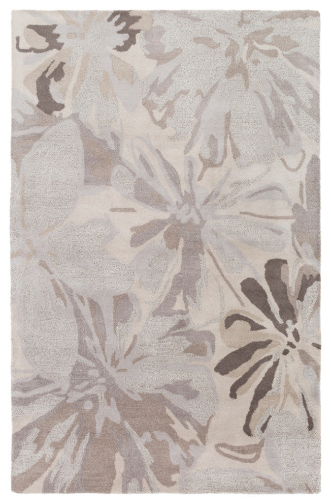 Surya Athena ATH-5071 Transitional Area Rug, Taupe, 4'' x 6'' Rectangle