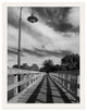 Follow the Lines Rural Landscape Framed Photo Paper Wall Art Prints, White, 18" X 24"