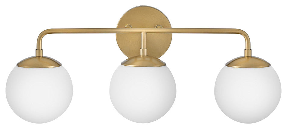 Lark Julep Bathroom Vanity Light, Lacquered Brass, 24"