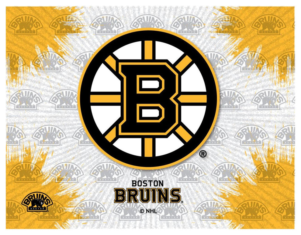 Boston Bruins Logo Canvas