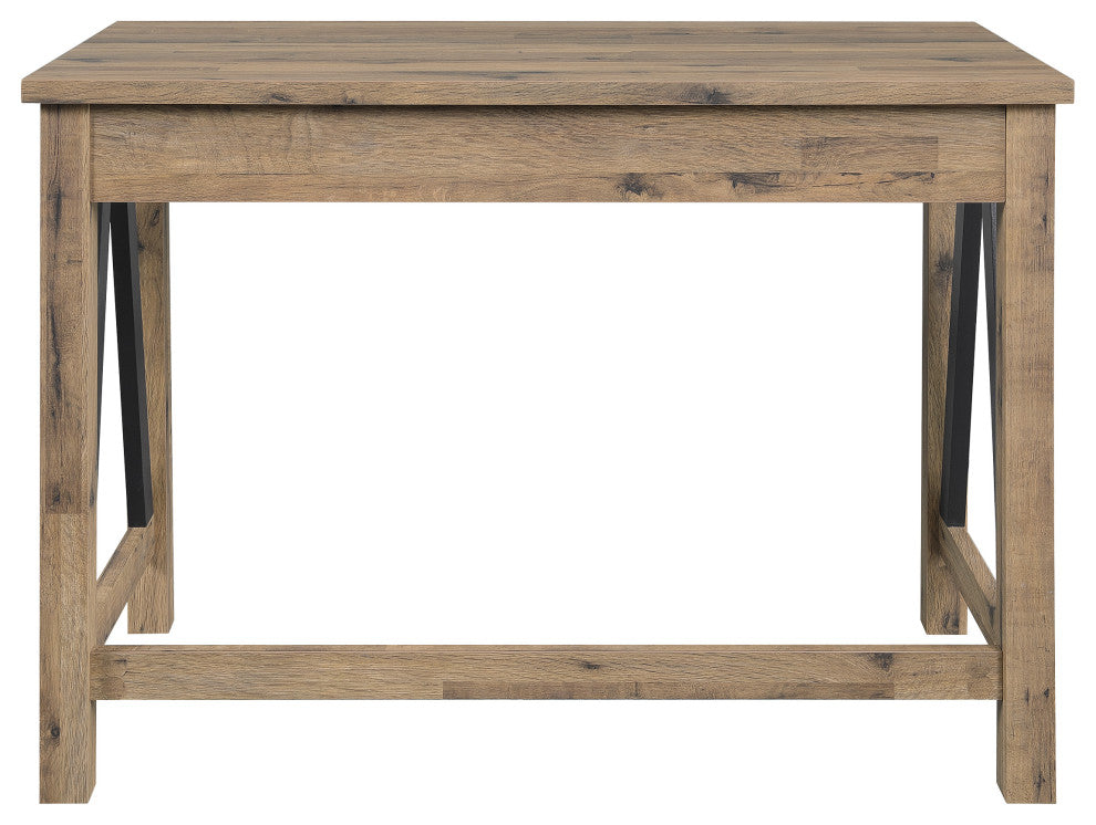 Quinton Writing Desk With Drawer, Salvage Oak