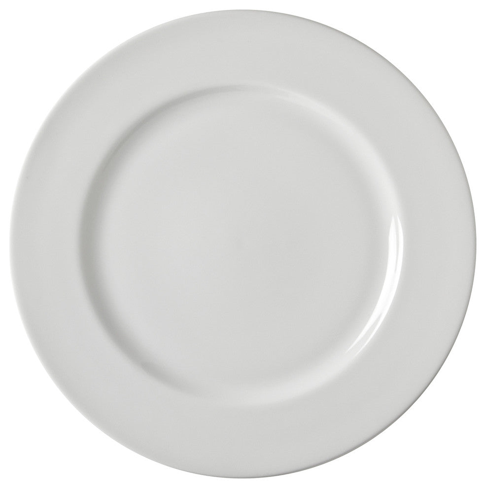 Z-Ware White Porcelain Salad and Dessert Plates, Set of 6
