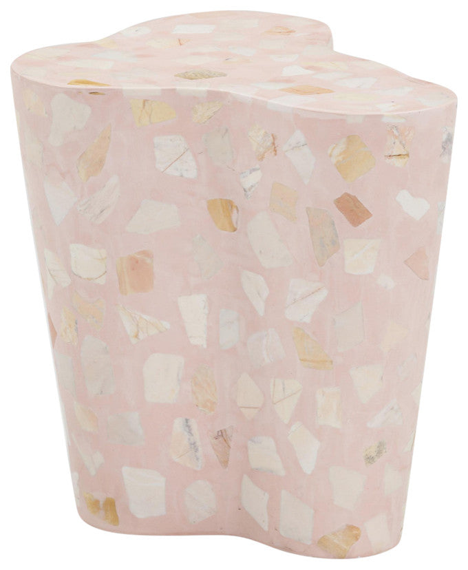 Slab Terrazzo Side Table