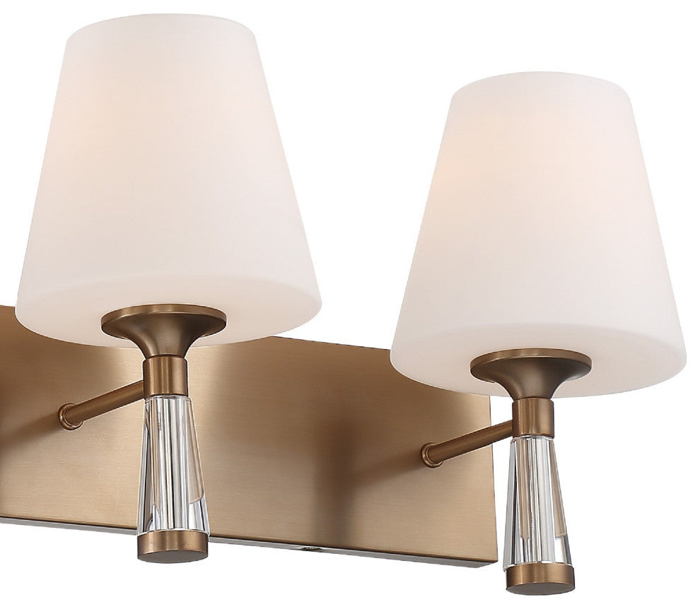 Ramsey 3 Light Wall Mount in Vibrant Gold