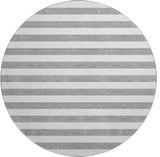 Premium Machine Washable Mayfield AMF528 Gray 8' x 8' Round Rug