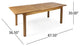 Arno Outdoor 8-Seater Acacia Wood Dining Set With Expandable Table, Teak/Mocha