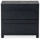 Safavieh Couture Tobiette 2 Drawer Nightstand, Black
