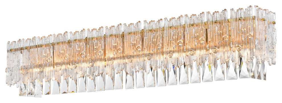 Home Living 34.5" Wall Sconce, Satin Gold