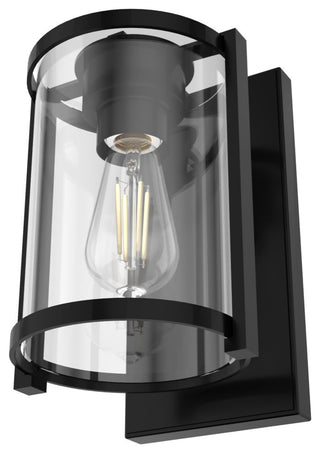 Hunter Astwood Matte Black 1-Light Sconce Wall Light Fixture