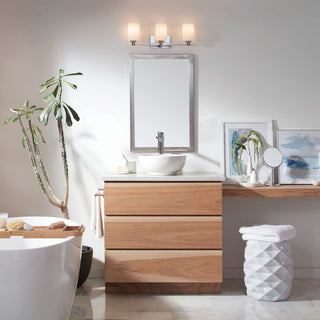 Hinkley Karlie Bathroom Vanity Light, Chrome, 3 Light