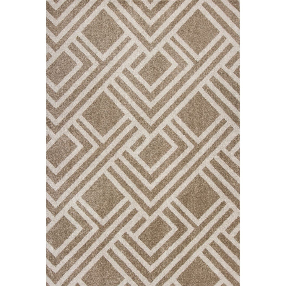 KAS Lucia 2763 Beige Modeme Area Rug, 7'7"x10'10"