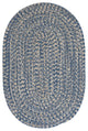 Tremont Rug, Denim, 14"x17" Swatch Sample