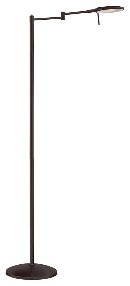 Dessau Turbo Swing Arm Floor Lamp, Bronze
