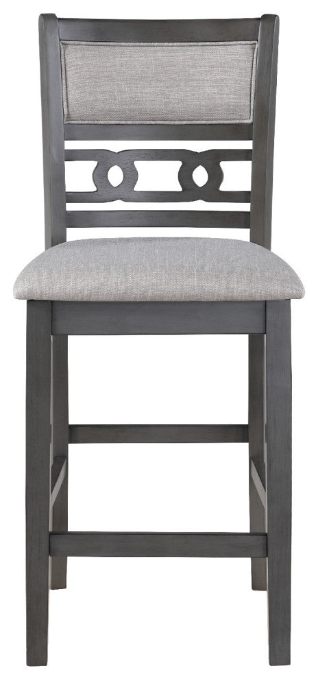 Benzara BM272094 Gary 42" 5 Piece Counter Table Set, Gray