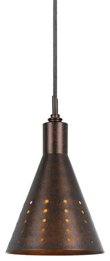 Uni Pack 120V 60W Max E27, Rust Finish, Rust