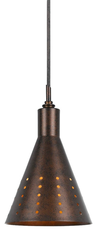 Uni Pack 120V 60W Max E27, Rust Finish, Rust