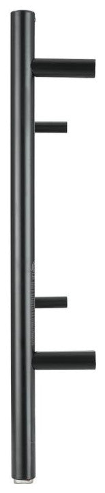 Amplia Dual 12-Bar Hardwired and Plug-in Towel Warmer, Matte Black