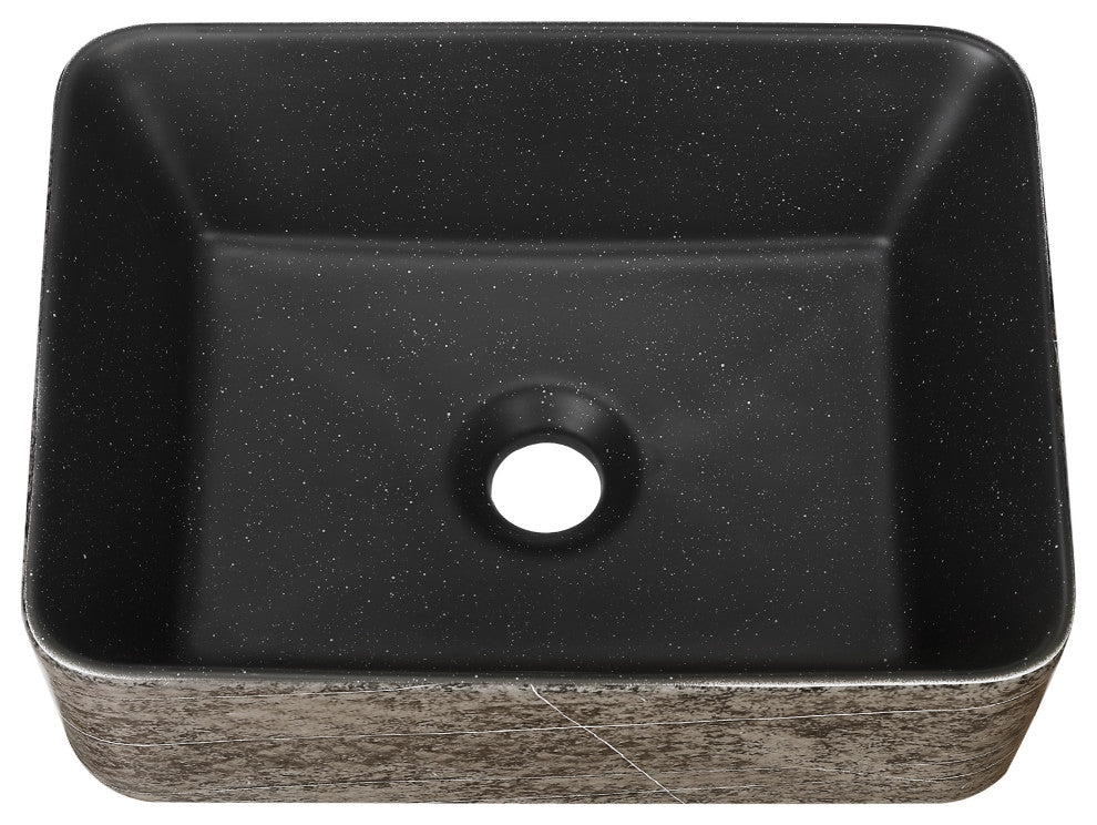 16" Rectangle Vessel Bathroom Sinks