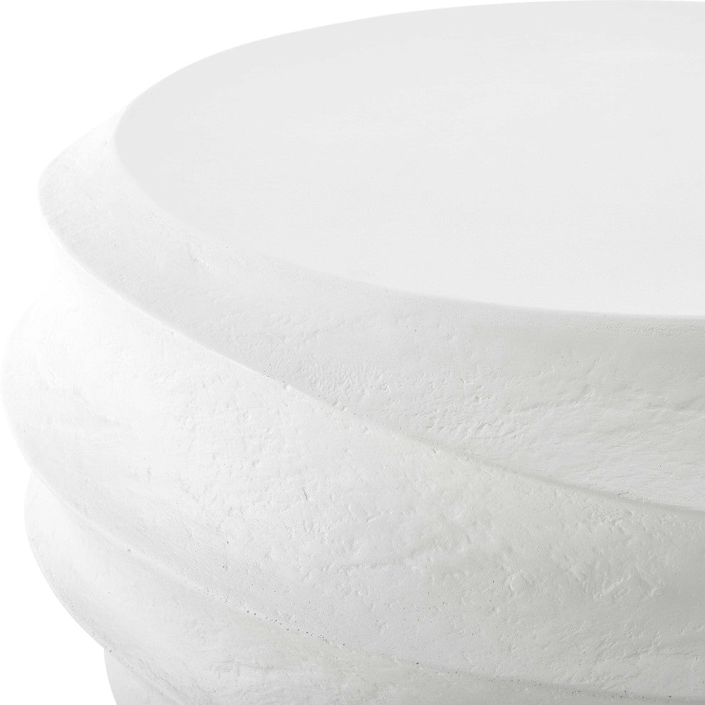 Uttermost Winded Outdoor White Coffee Table