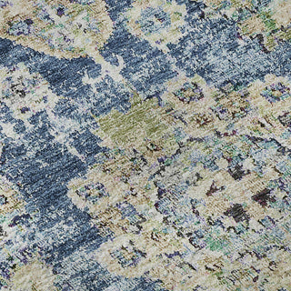 Premium Machine Washable Mayfield AMF634 Blue 8' x 10' Rug