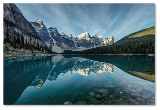 Pierre Leclerc 'Moraine Lake Reflection' Canvas Art, 47x30