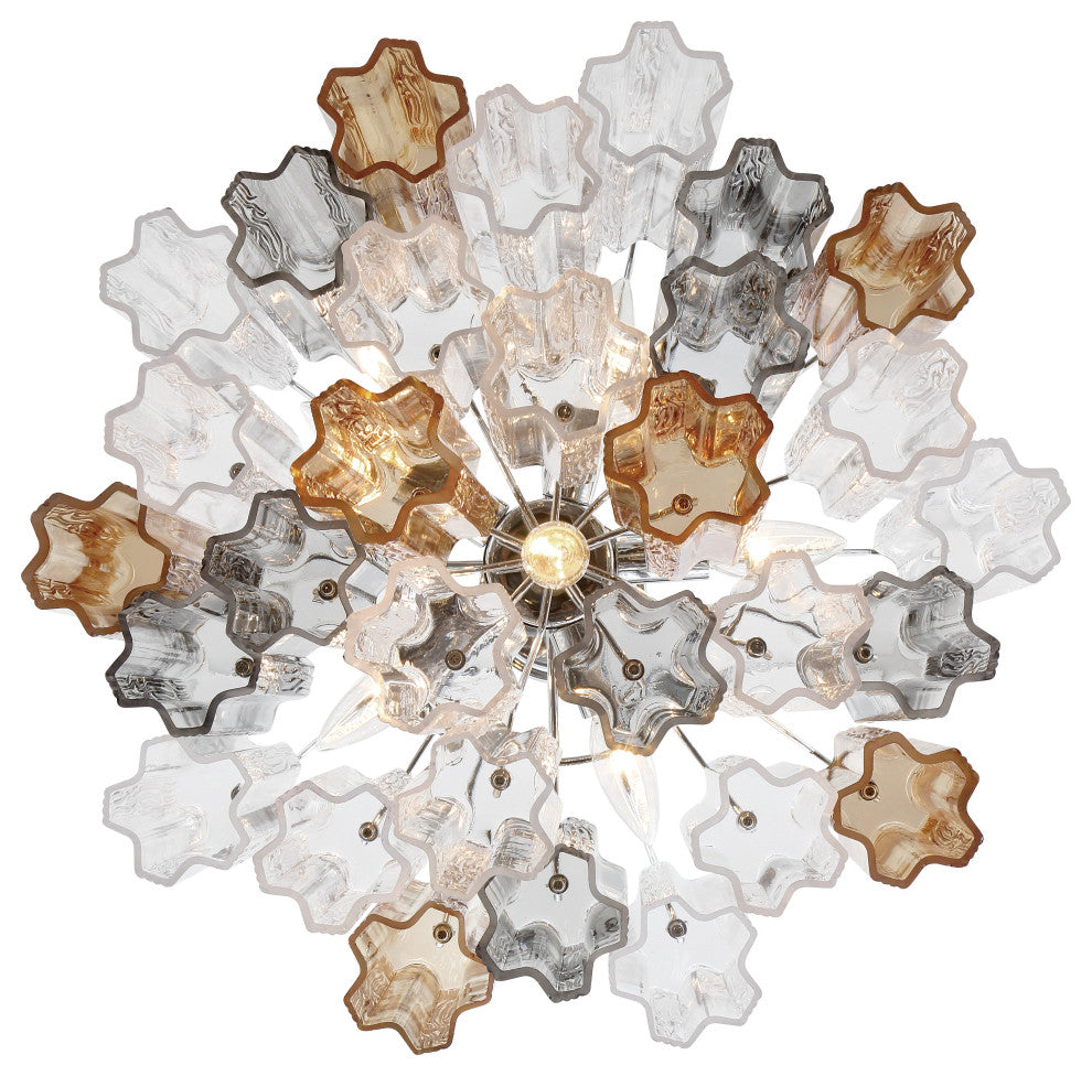 CRYSTORAMA Addis 6 Light Polished Chrome Chandelier