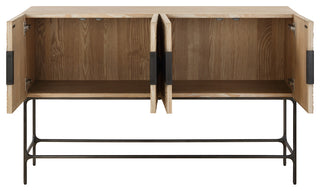 Uttermost - 24437 - Cabinet - Lunar - Solid Black Iron