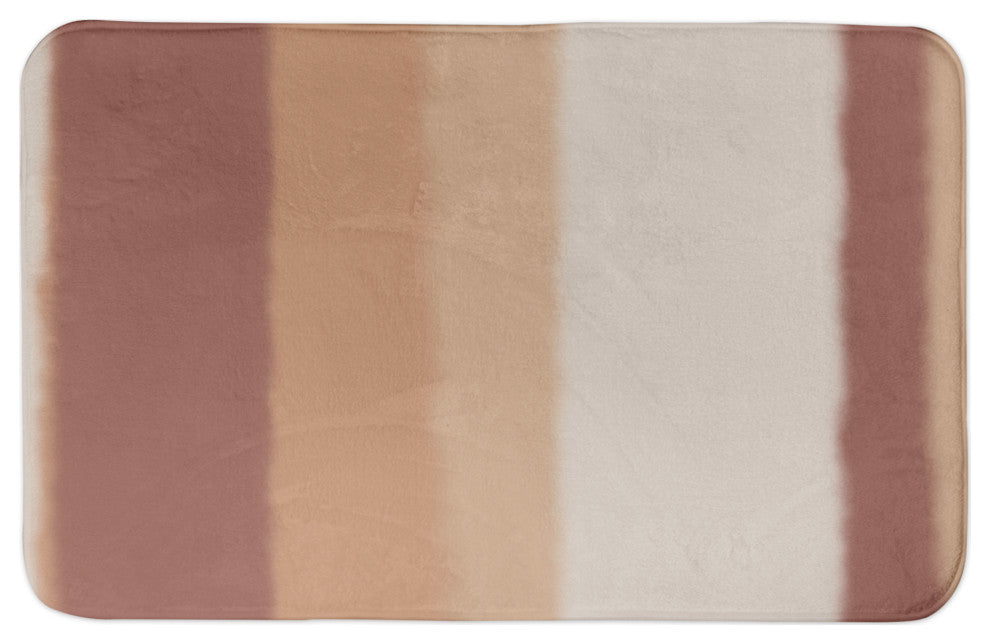 Watercolor Stripes 34x21 Bath Mat