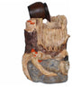 Polyresin Water Fountain, Brown