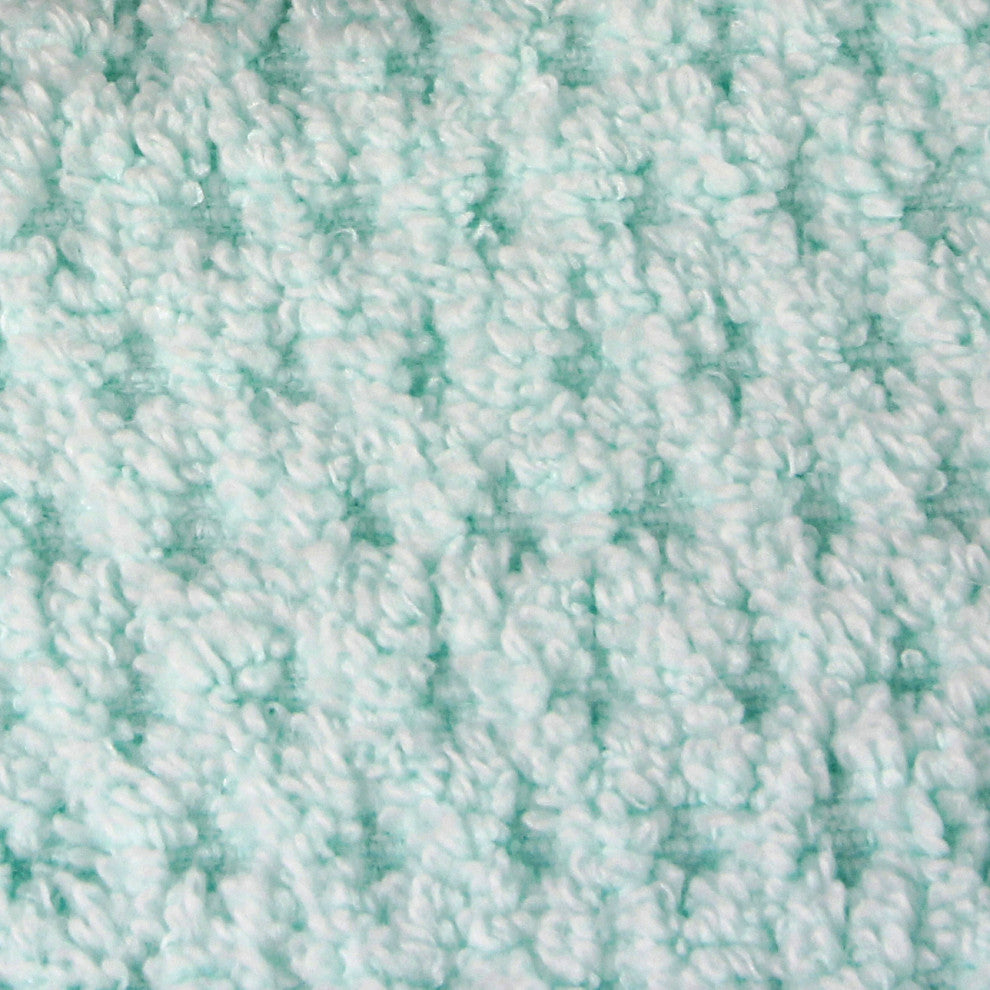 Everplush Diamond Jacquard Hand Towel Set, 4-Pack, Spearmint