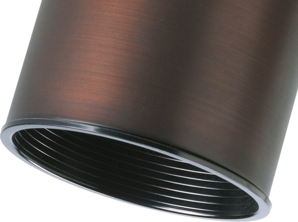 Progress Lighting Ceiling 1-75W Light Round Back, Urban Bronze