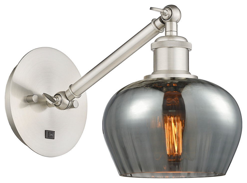 Innovations 317-1W-SN-G93 1-Light Sconce, Brushed Satin Nickel