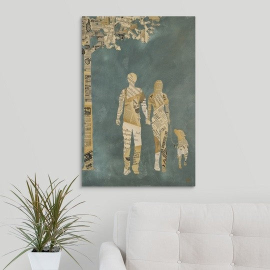 "Summer Stroll" Wrapped Canvas Art Print, 20"x30"x1.5"