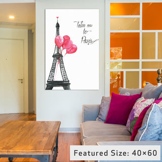 "Take Me To Paris" by Rongrong DeVoe, 26x18x1.5