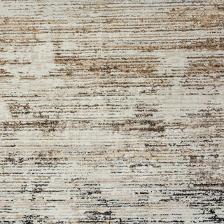 Brimah Gray/Ivory/Multi Distressed Stripe High-Low Indoor Area Rug, 7'9" X 9'9"