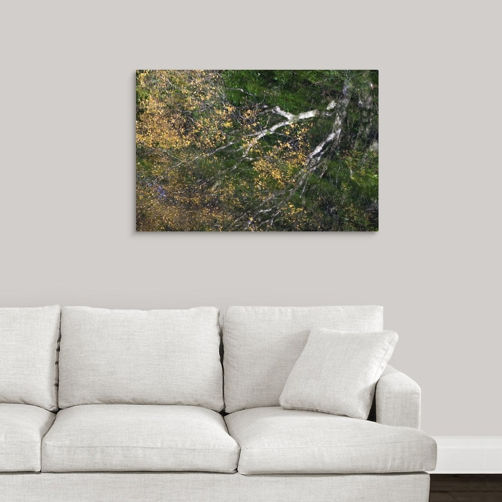 "Reflected Autumn" Wrapped Canvas Art Print, 36"x24"x1.5"