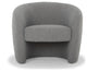 Metro Blythe Accent Chair, Boucle Charcoal Upholstery
