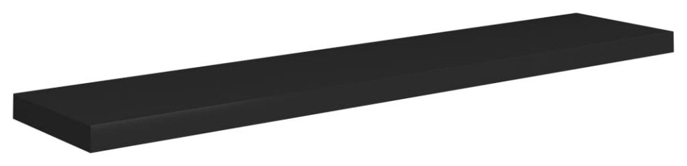 vidaXL Wall Shelf Floating Shelf Display Shelf for Book Wall Mounted Black
