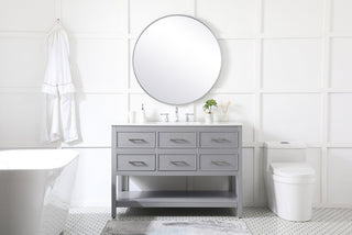 Home Living 48" Single Bathroom Vanity, Gray